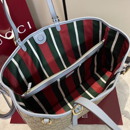 GG Emblem large tote bag